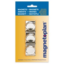 Klips Mıknatıs 35 mm Gümüş - 3 Adet Klips Mıknatıs 35 mm Gümüş - 3 Adet